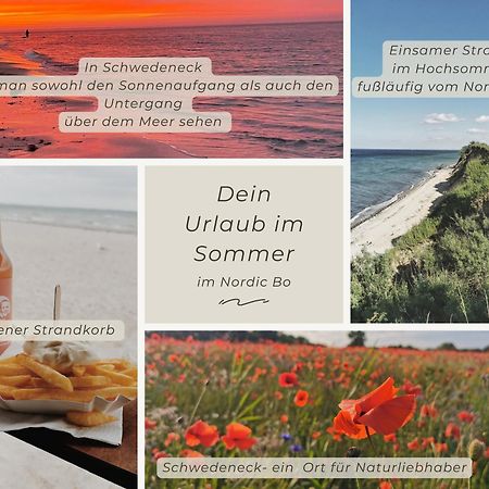 Nordic Bo -Wellen Wald Und Wilde Kueste- Strandnahe Doppelhaushaelfte Mit Waldterrasse Surendorf エクステリア 写真