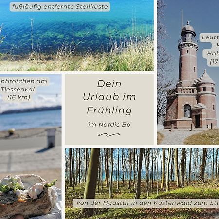 Nordic Bo -Wellen Wald Und Wilde Kueste- Strandnahe Doppelhaushaelfte Mit Waldterrasse Surendorf エクステリア 写真